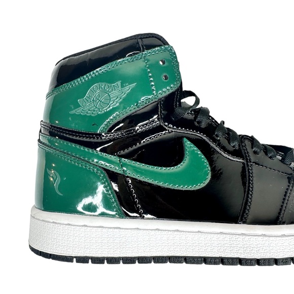 SoleFly x Jordan 1 Retro High Sneakers Patent Art Basel Miami  Black SZ. 8.5 - Picture 5 of 16